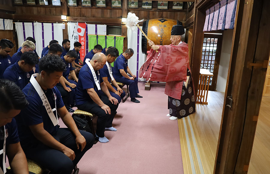 【山梨県】グループ優勝･昇格を祈願　クリーンファイターズ山梨